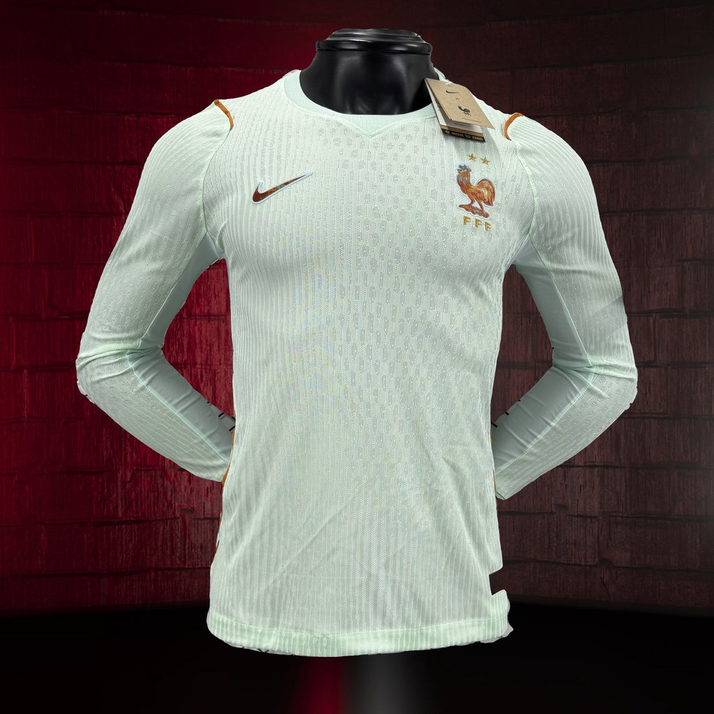 Francia (Mundial 2026) – Jersey Visitante Verde – Premium Manga Larga