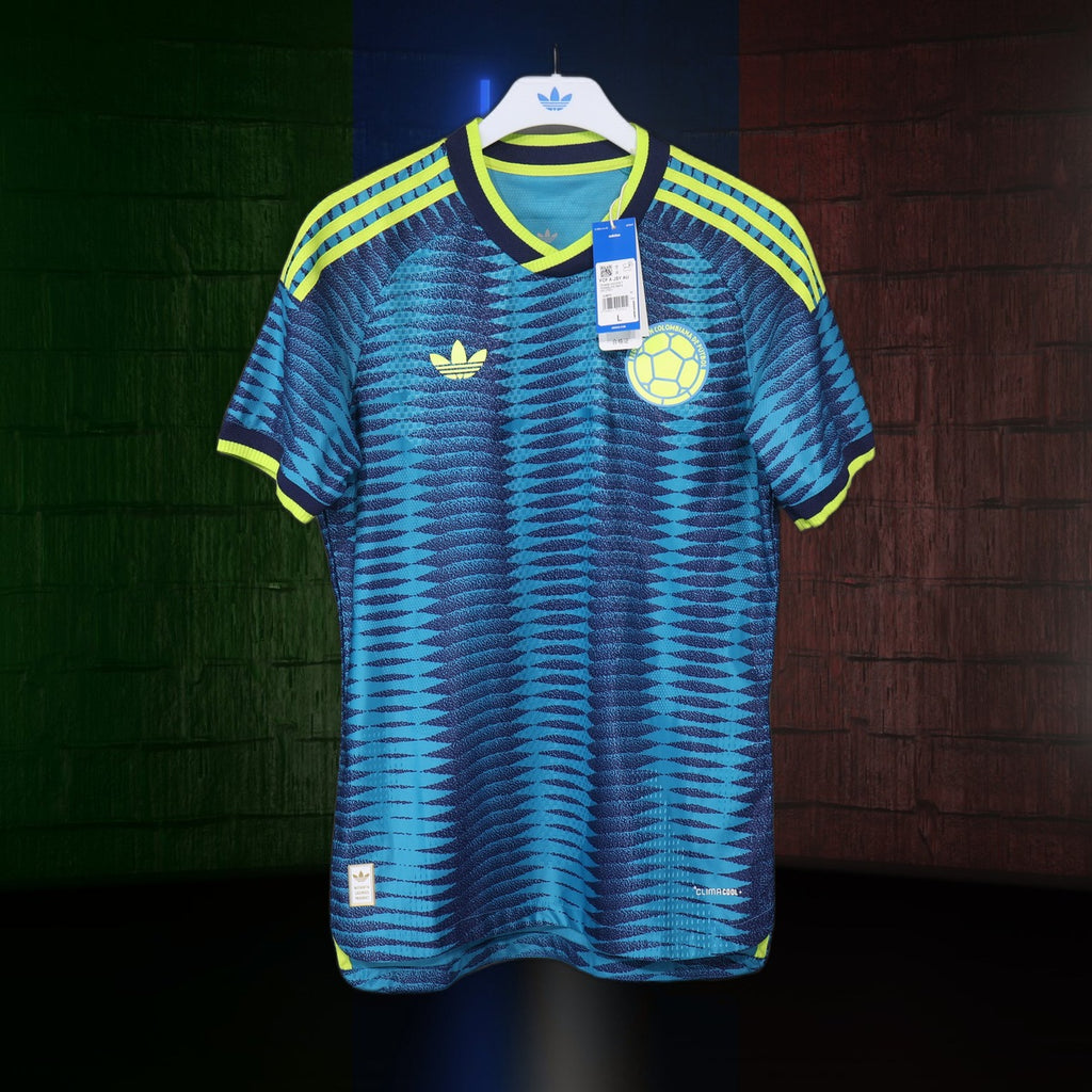 Colombia (Mundial 2026) – Jersey Visitante Authentic – Dorsal Incluido