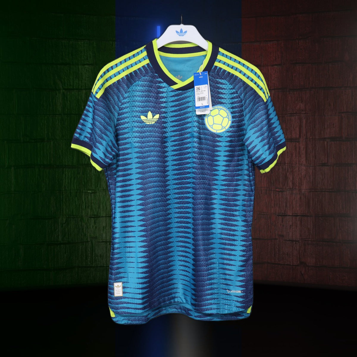 Colombia (Mundial 2026) – Jersey Visitante Authentic – Dorsal Incluido