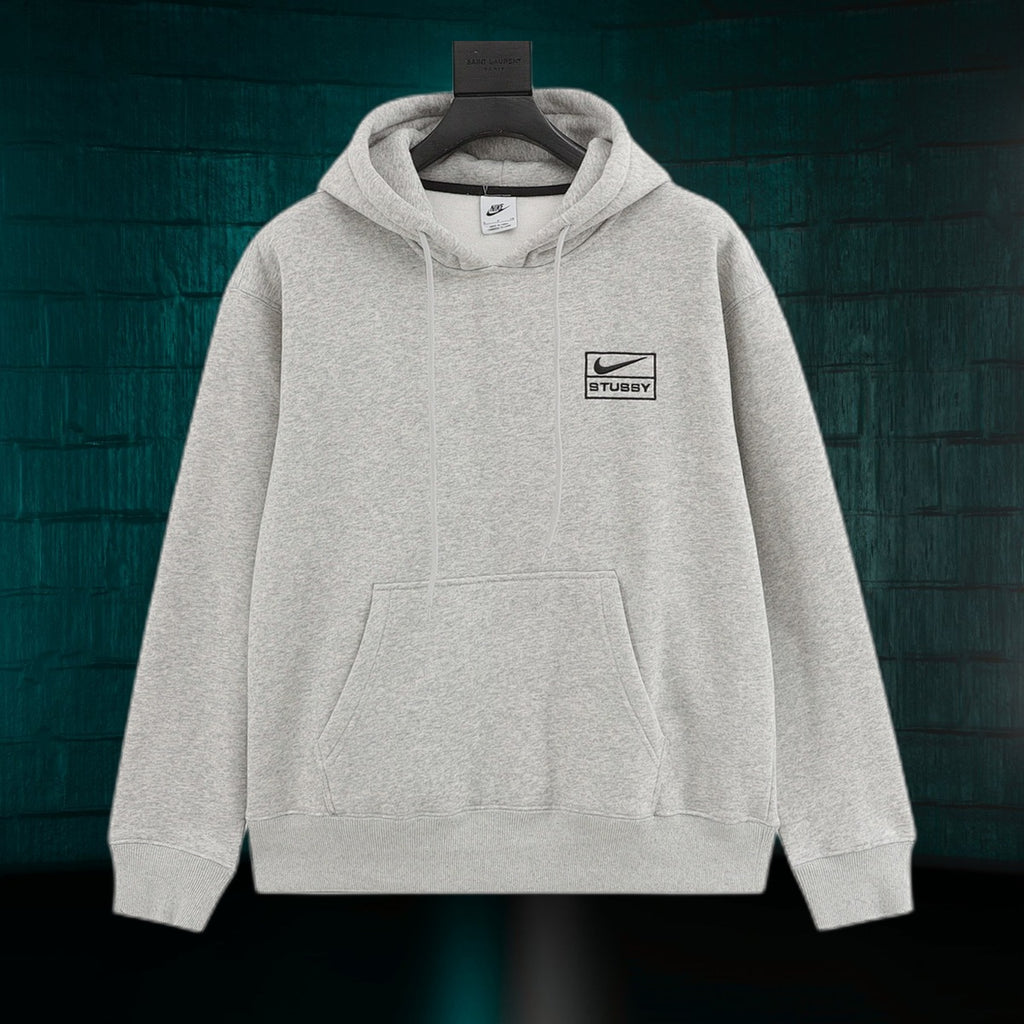 Nike Hoodie Stussy 2025 Gris