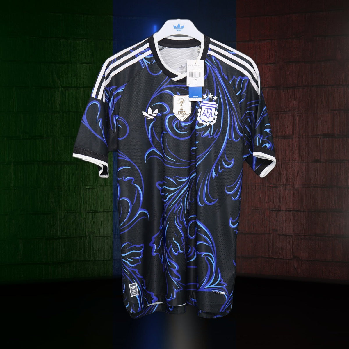 Argentina Visitante 2026 — Messi · Parche Mundial · Authentic · Entrega inmediata