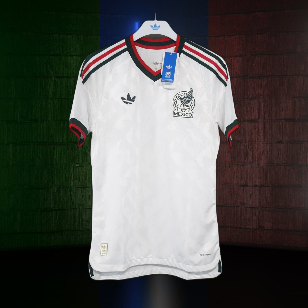 México (Mundial 2026) – Jersey Visitante Authentic Blanco – Dorsal Incluido