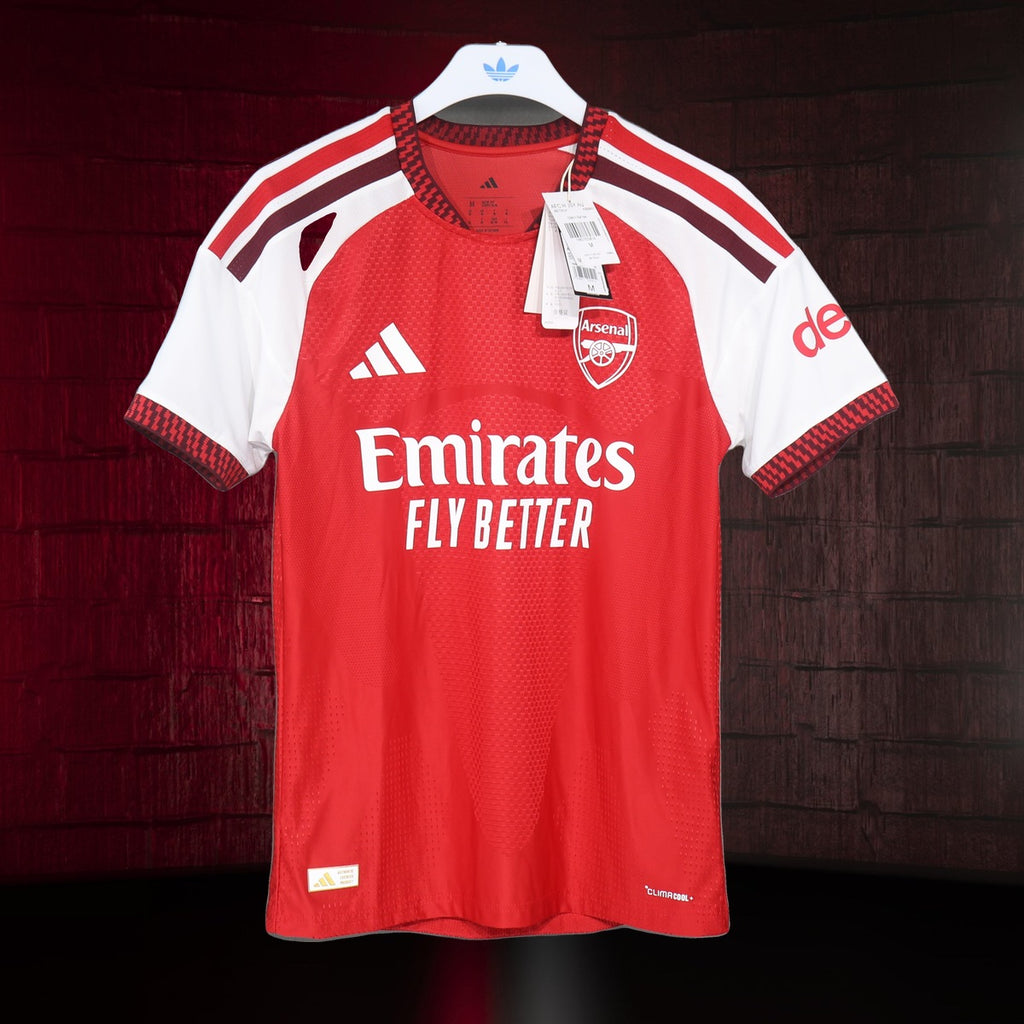 Arsenal 2026 – 27 Jersey Local Authentic Rojo – Dorsal Incluido