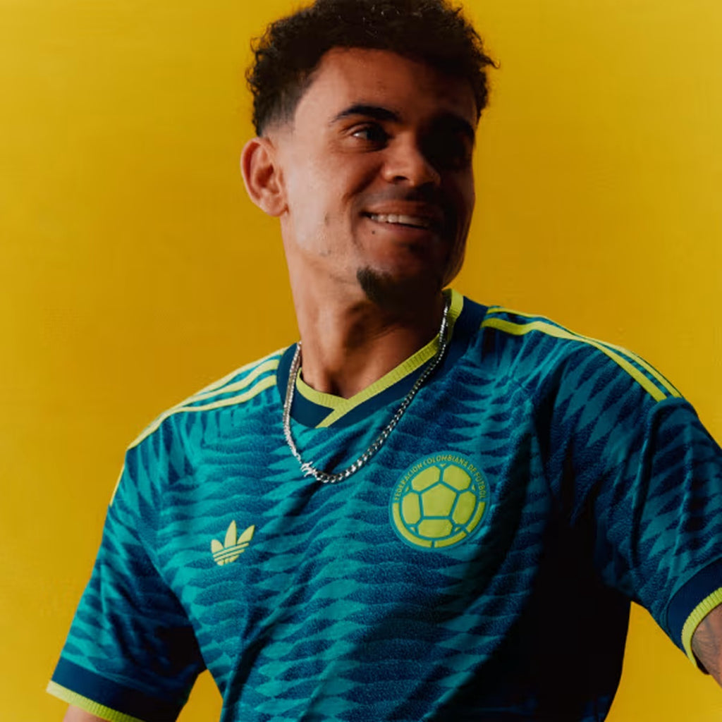 Colombia (Mundial 2026) – Jersey Visitante Authentic – Dorsal Incluido