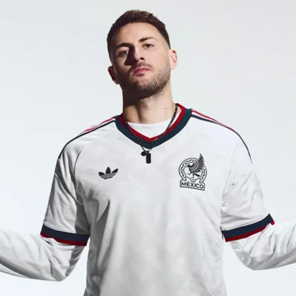 México (Mundial 2026) – Jersey Visitante Authentic Blanco – Dorsal Incluido