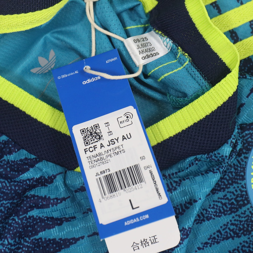 Colombia (Mundial 2026) – Jersey Visitante Authentic – Dorsal Incluido