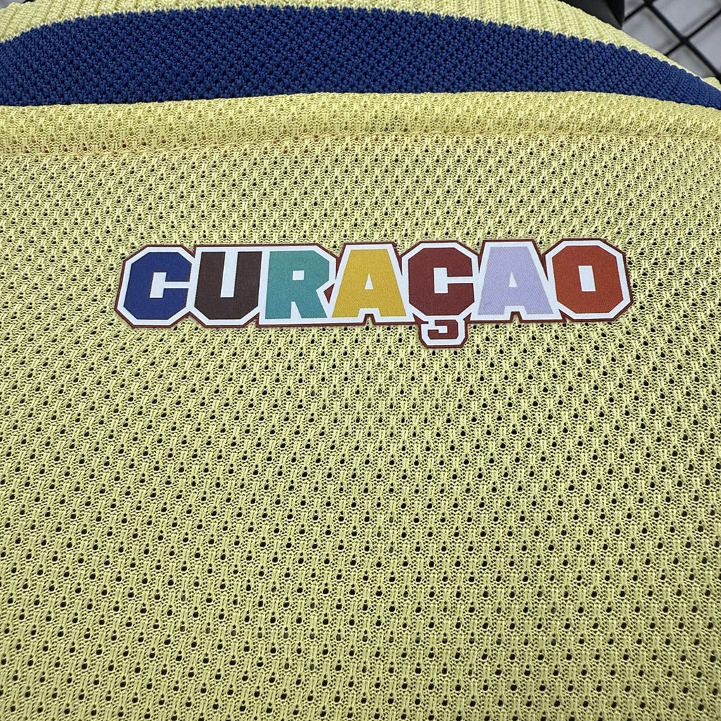 Curazao (Mundial 2026) – Jersey Visitante Amarillo – Premium
