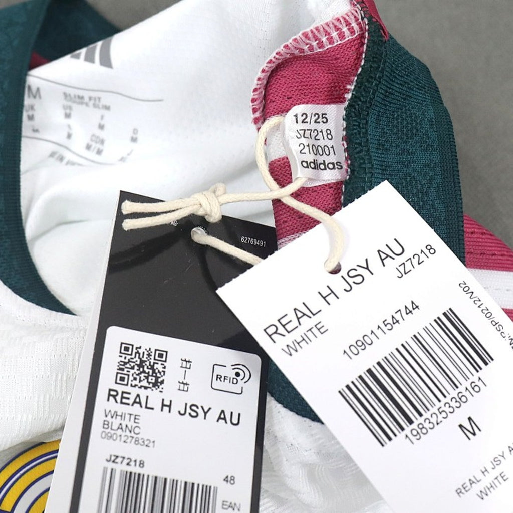Real Madrid 26 – 27 Jersey Local Authentic Blanco – Dorsal Incluido