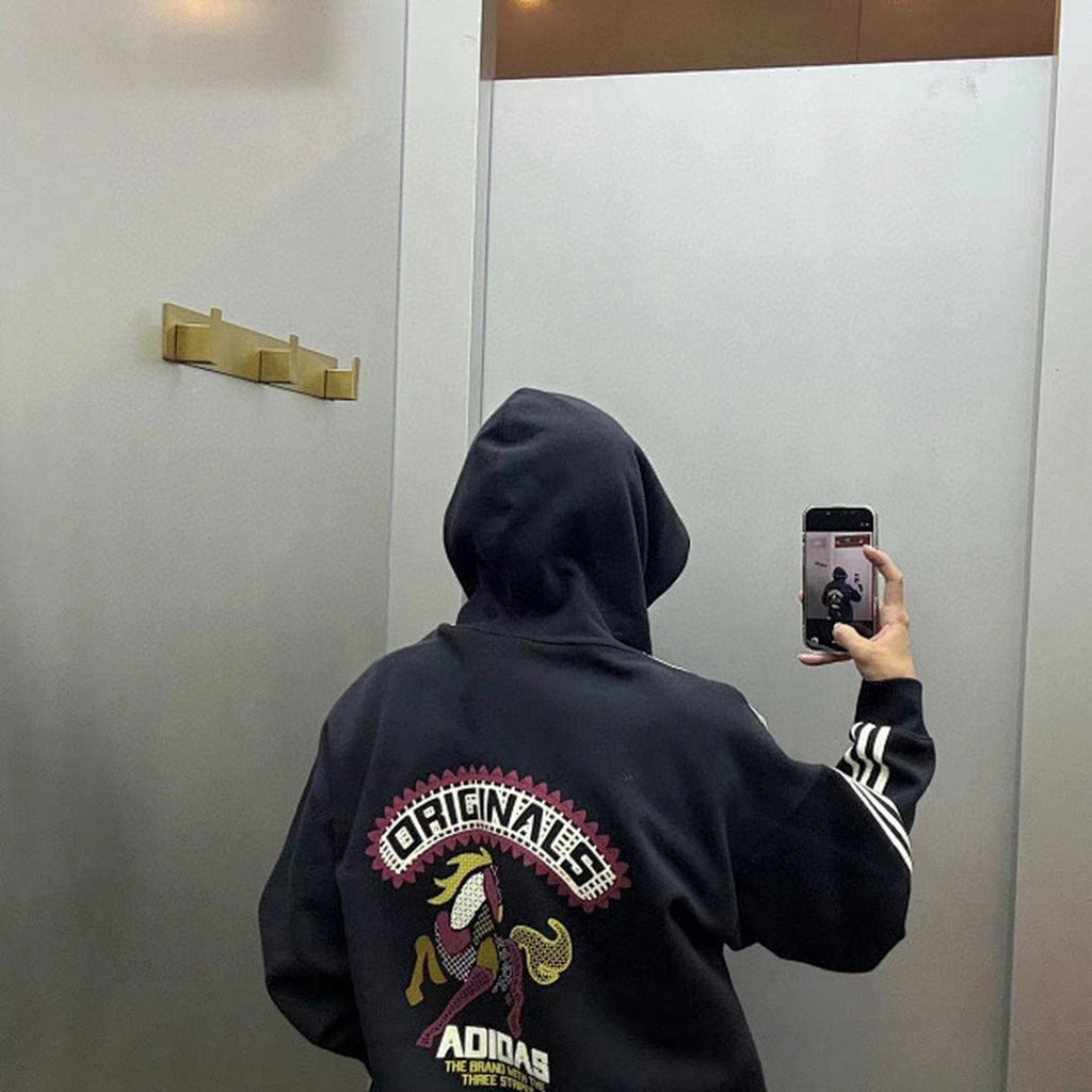 Adidas Originals Hoodie con Capucha 2026 Negro