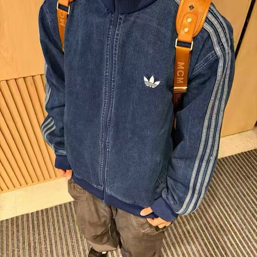 Adidas Originals Chaqueta de mezclilla negra 2025