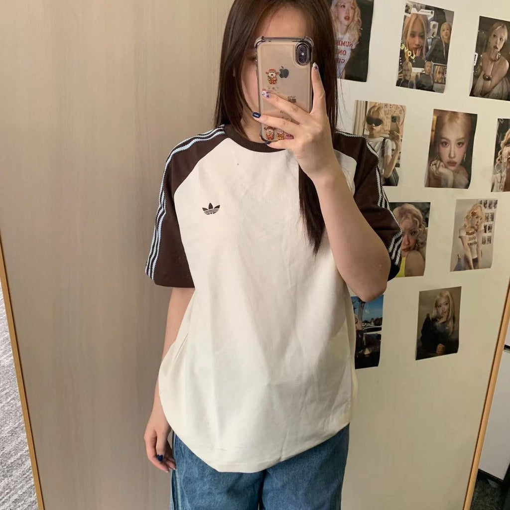Adidas Originals Playera BRITCORE RINGER 2026 Beige