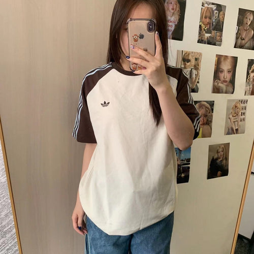 Adidas Originals Playera BRITCORE RINGER 2026 Beige