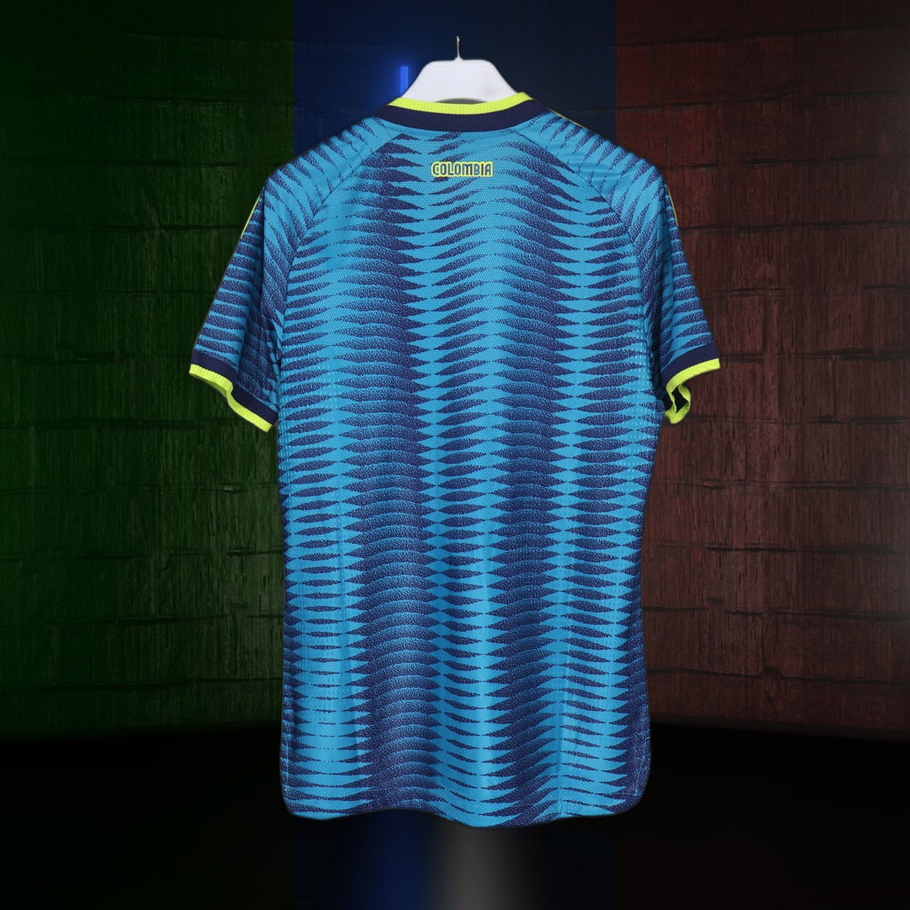 Colombia (Mundial 2026) – Jersey Visitante Authentic – Dorsal Incluido