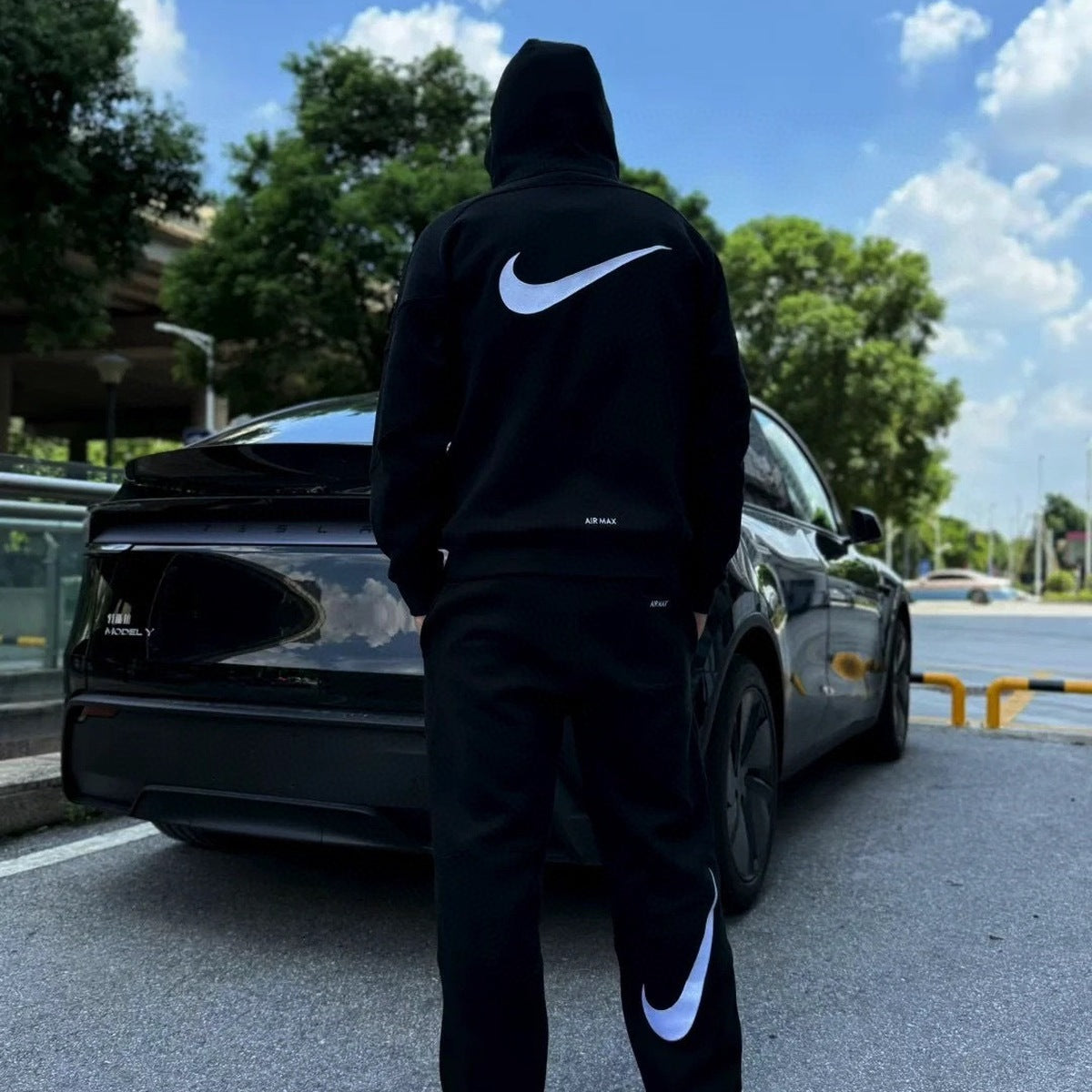 Nike Pants Largos SUPREME 2025 Negro