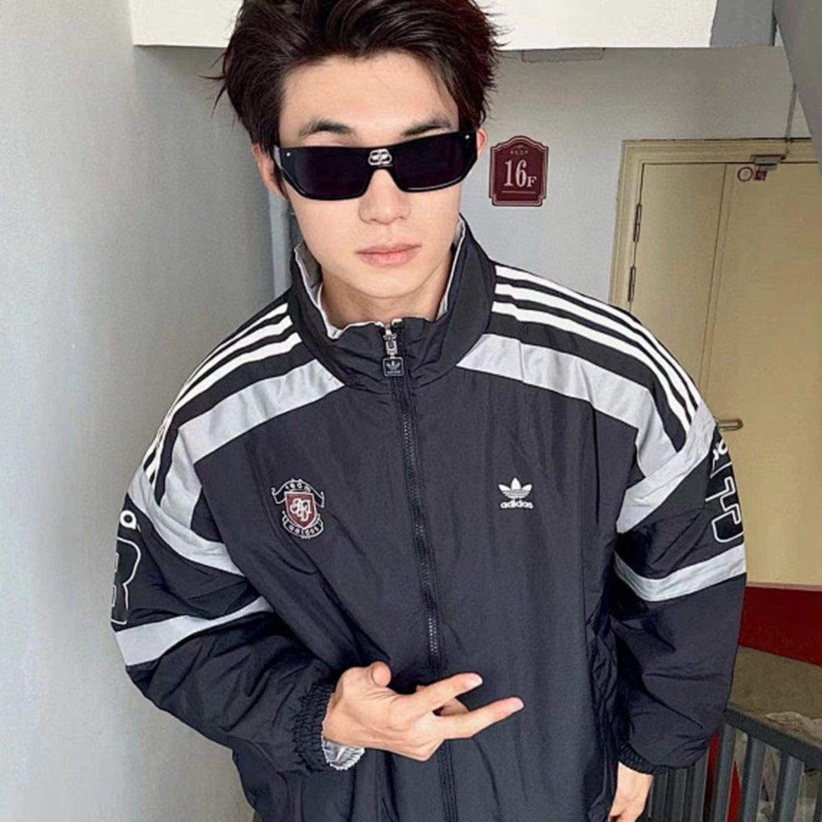 Adidas Originals Chaqueta Reversible 2026 Negro