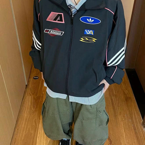 Adidas Originals Chaqueta MOTO 2026 Negro