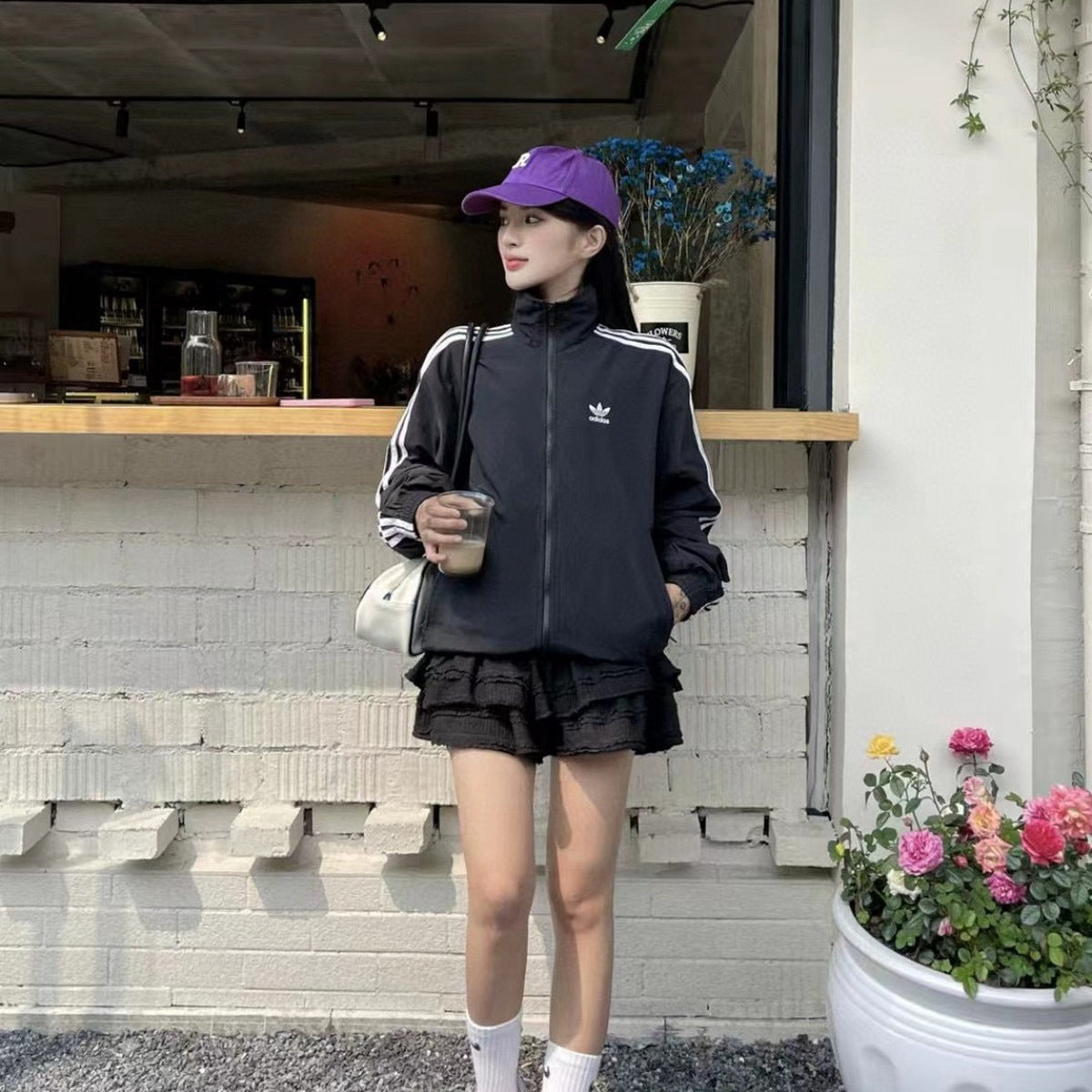 Adidas Chaqueta adicolor 2026 Negro
