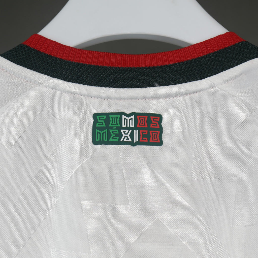 México (Mundial 2026) – Jersey Visitante Authentic Blanco – Dorsal Incluido