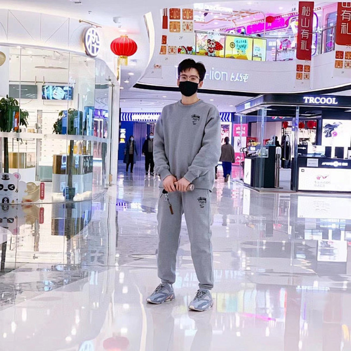 Nike Stussy Hoodie Conjunto de con 2023 Gris