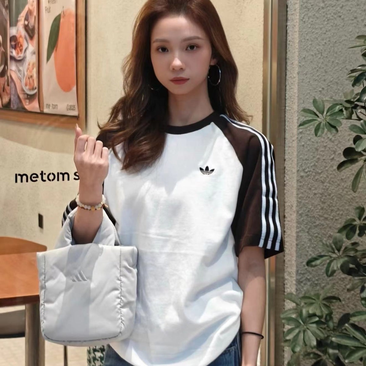 Adidas Originals Playera BRITCORE RINGER 2026 Beige