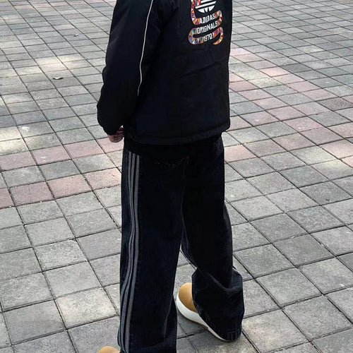 ADIDAS ORIGINALS Pantalon de Mezclilla Negro 2026