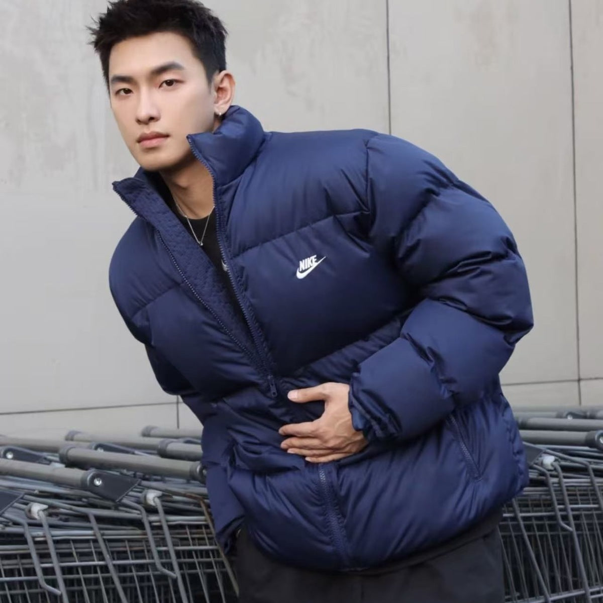 Nike Chaqueta Plumas 2025 Azul marino