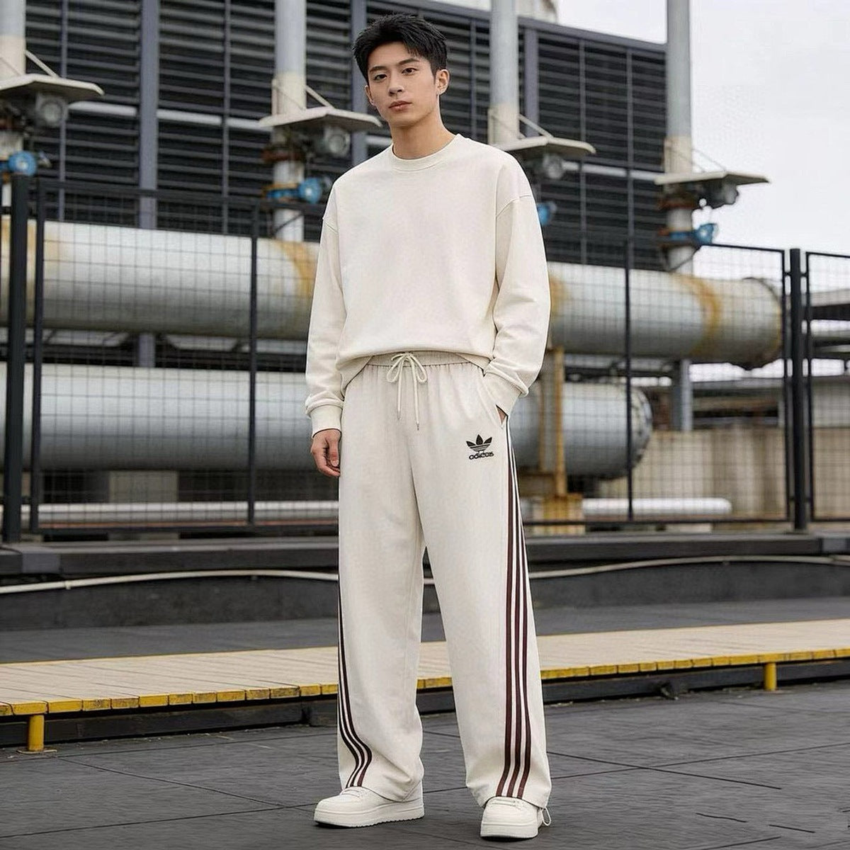 Adidas Originals Pants Retro 2026 Beige