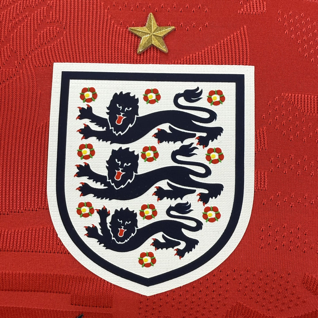 Inglaterra (Mundial 2026) – Jersey Visitante Rojo – Premium