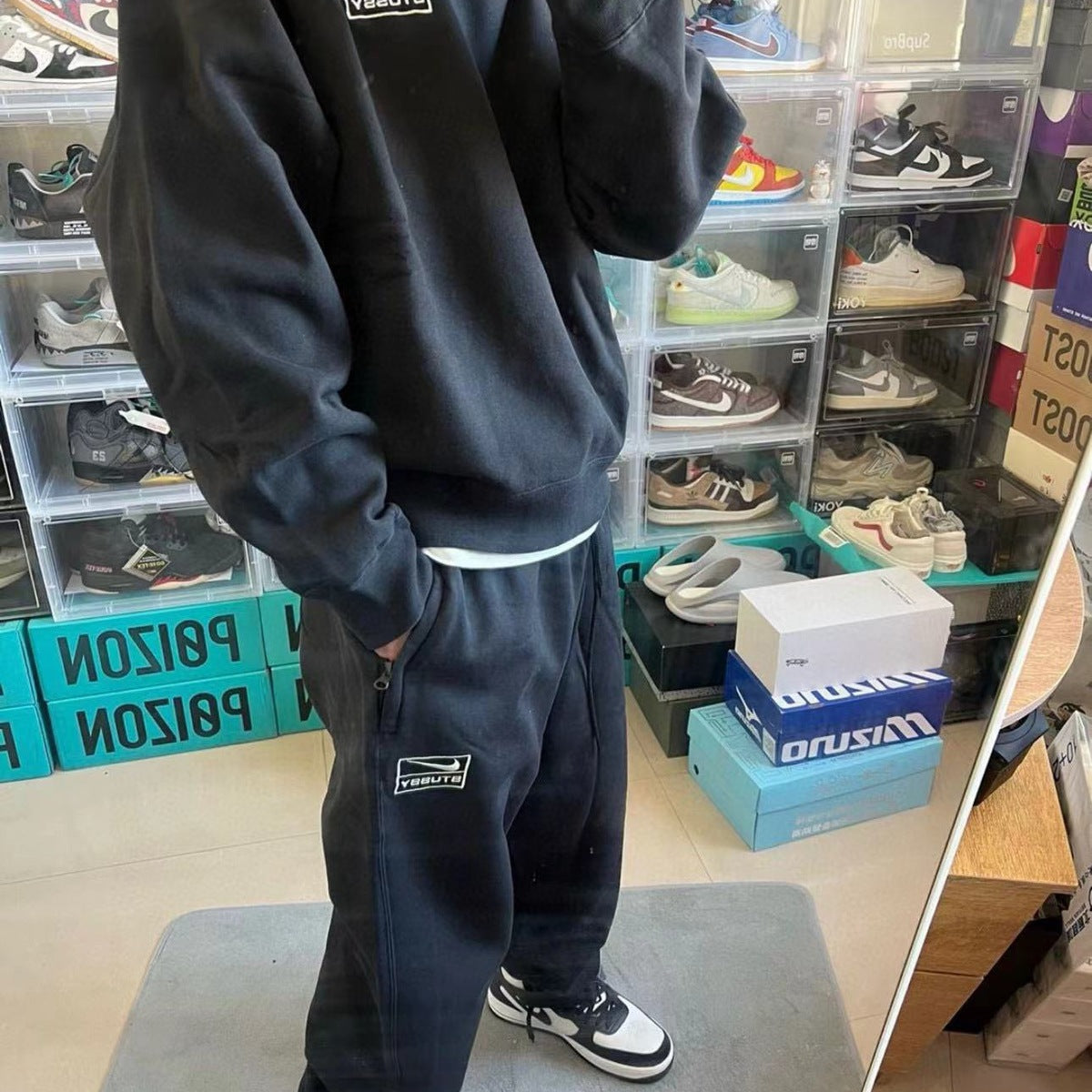 Nike Hoodie Stussy 2023 Negro