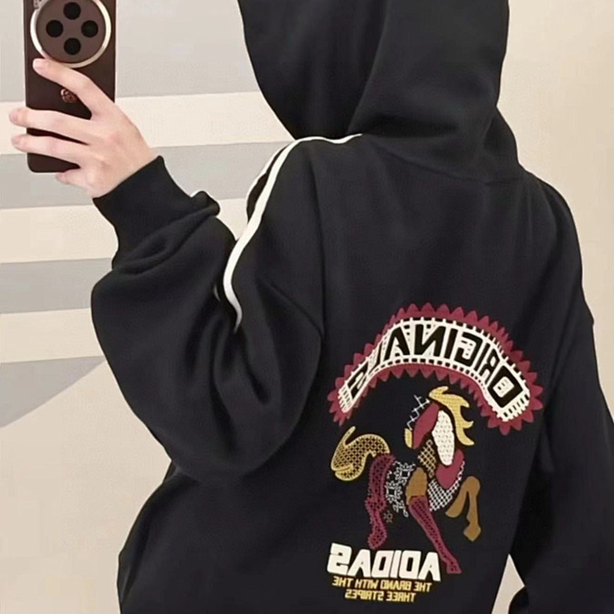 Adidas Originals Hoodie con Capucha 2026 Negro