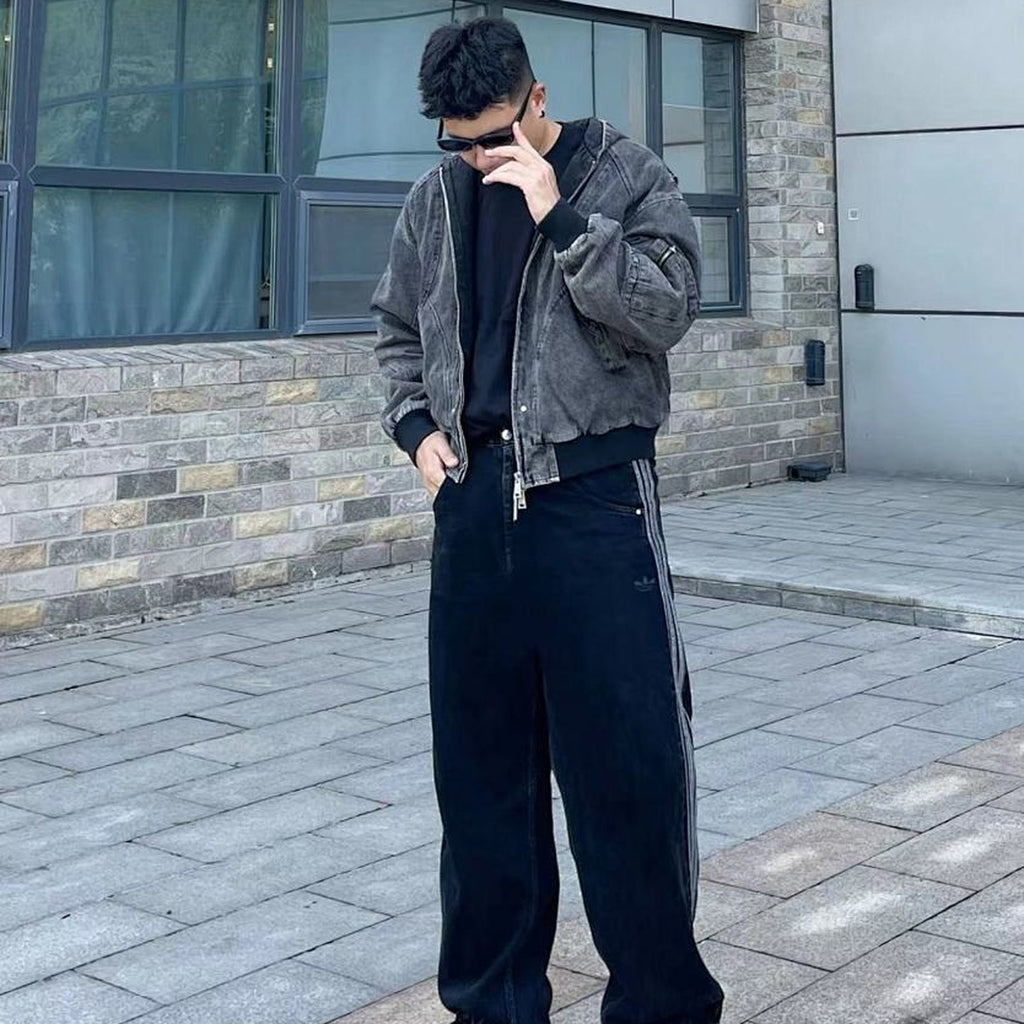 ADIDAS ORIGINALS Pantalon de Mezclilla Negro 2026