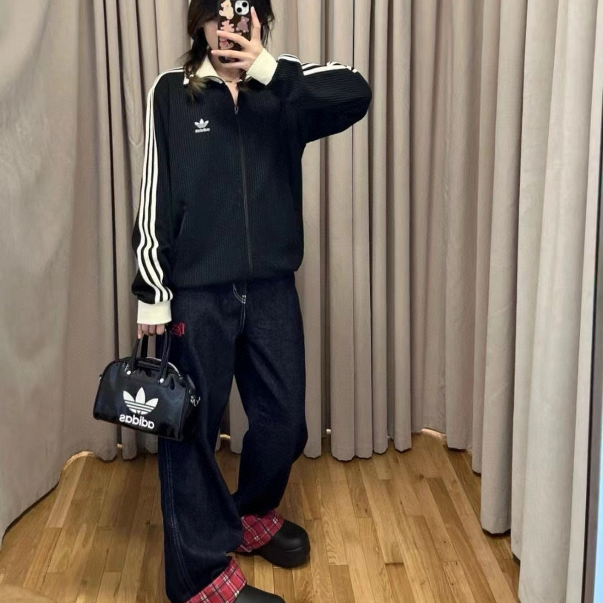 Adidas Originals Chaqueta Waffle 2026 Negro