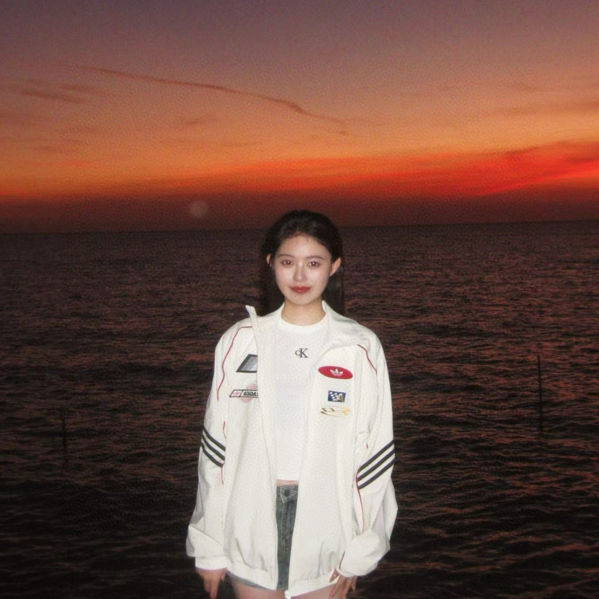 Adidas Originals Chaqueta MOTO 2026 Blanco