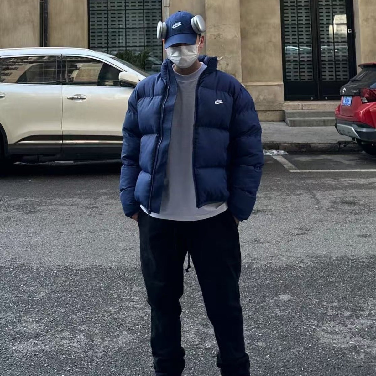 Nike Chaqueta Plumas 2025 Azul marino