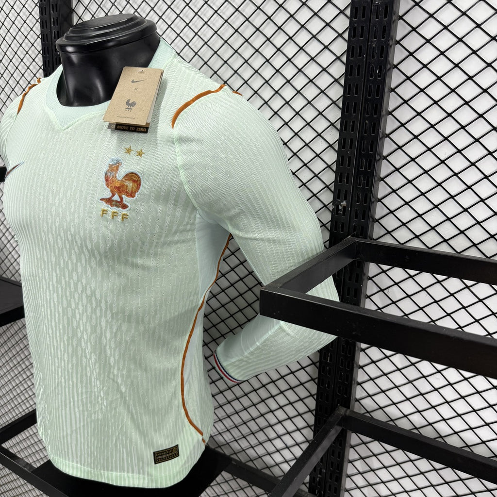 Francia (Mundial 2026) – Jersey Visitante Verde – Premium Manga Larga