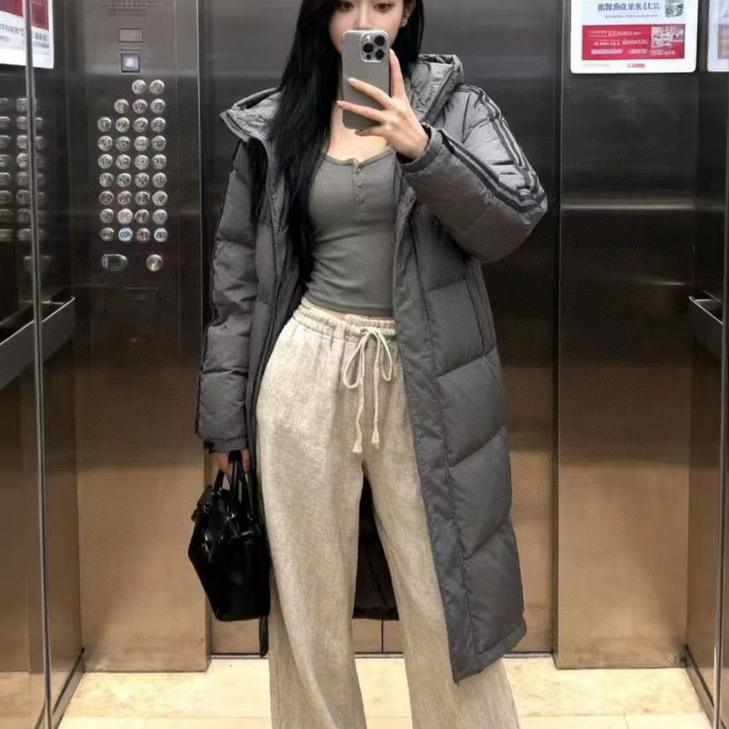 Adidas Chaqueta Abrigo de plumas 2026 Gris