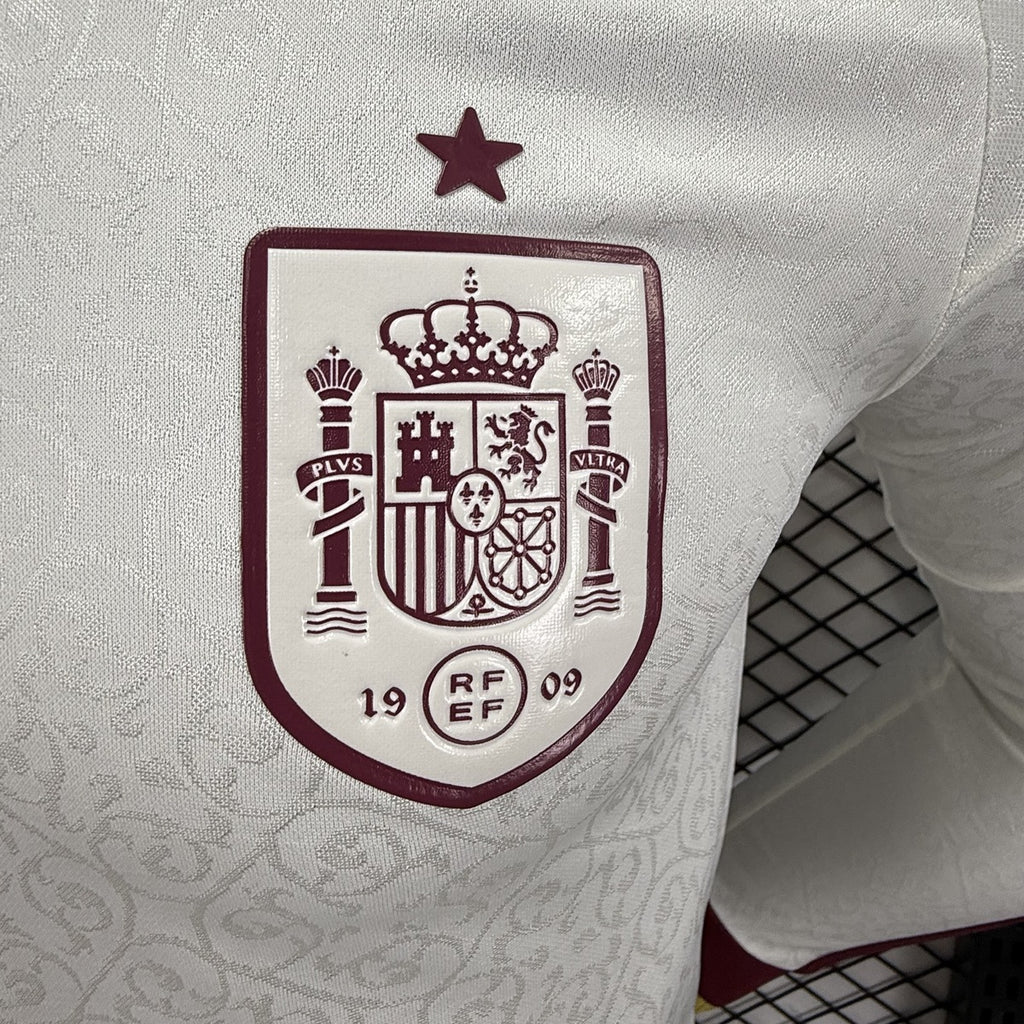 España (Mundial 2026) – Jersey Visitante Blanco – Premium Manga Larga