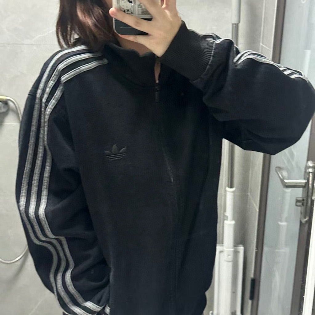 Adidas Originals Chaqueta de mezclilla negra 2025