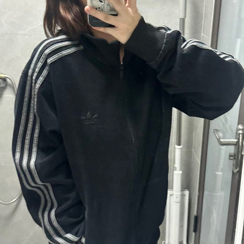 Adidas Originals Chaqueta de mezclilla negra 2025