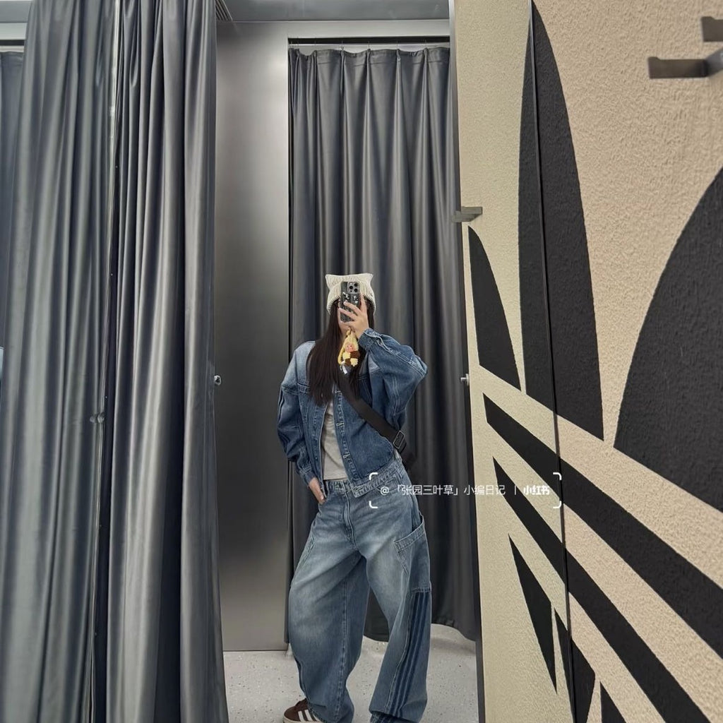 Adidas Originals Pants Denim 2026 Azul