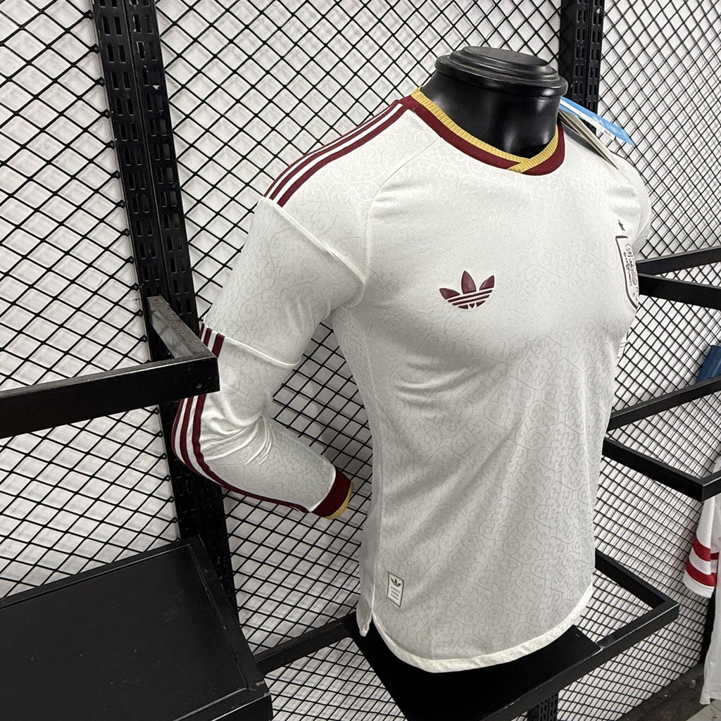 España (Mundial 2026) – Jersey Visitante Blanco – Premium Manga Larga