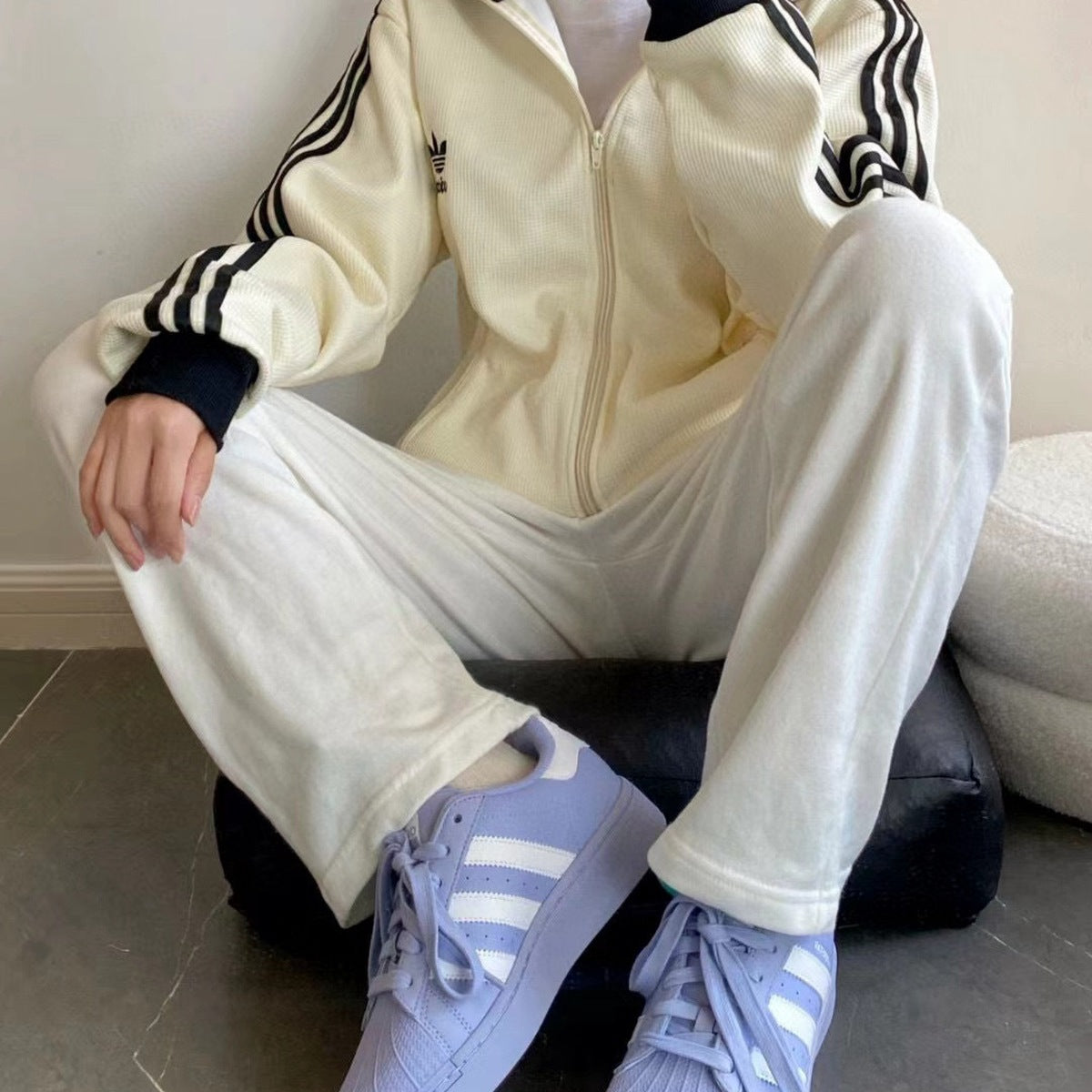 Adidas Originals Chaqueta Waffle 2026 Beige