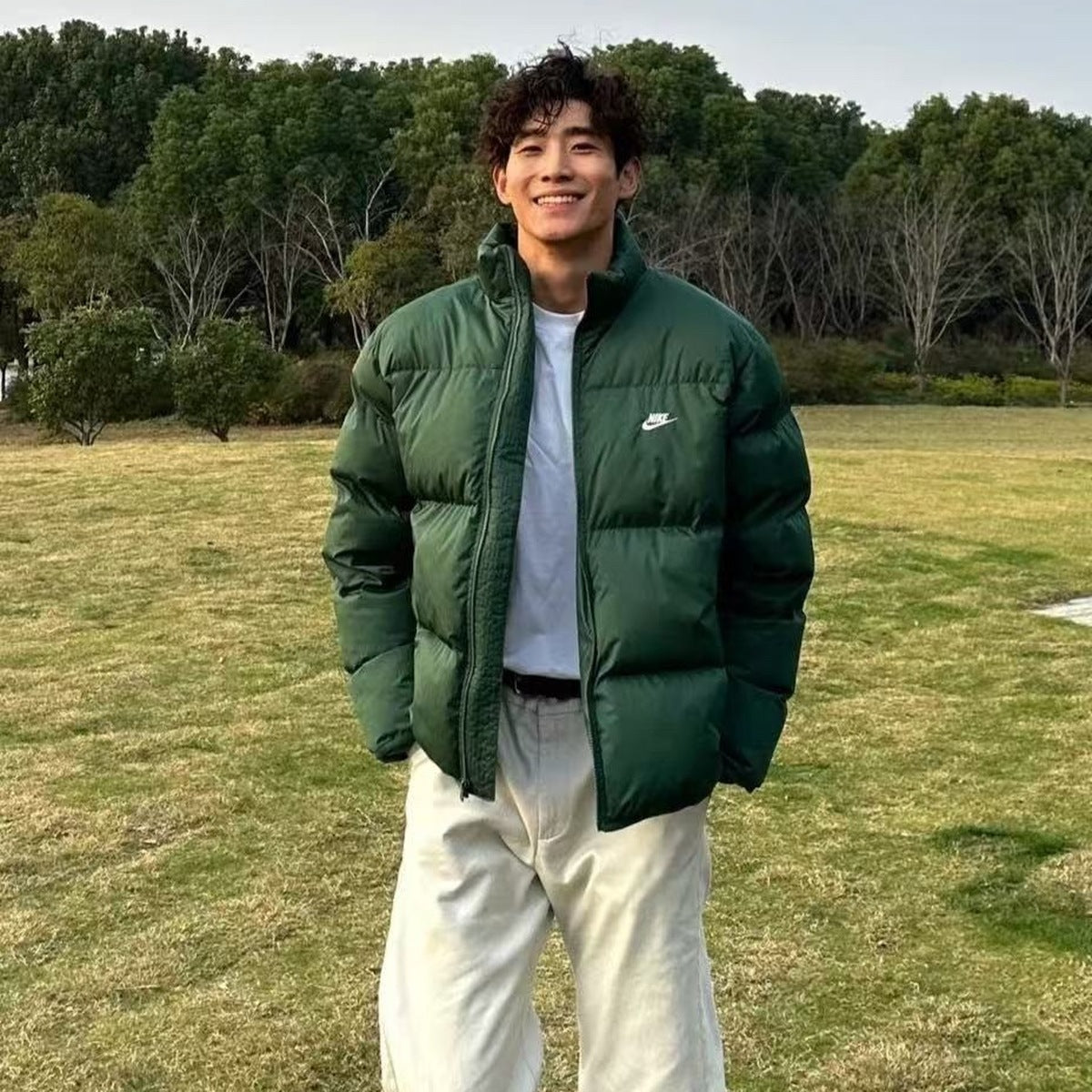 Nike Chaqueta Plumas 2025 Verde