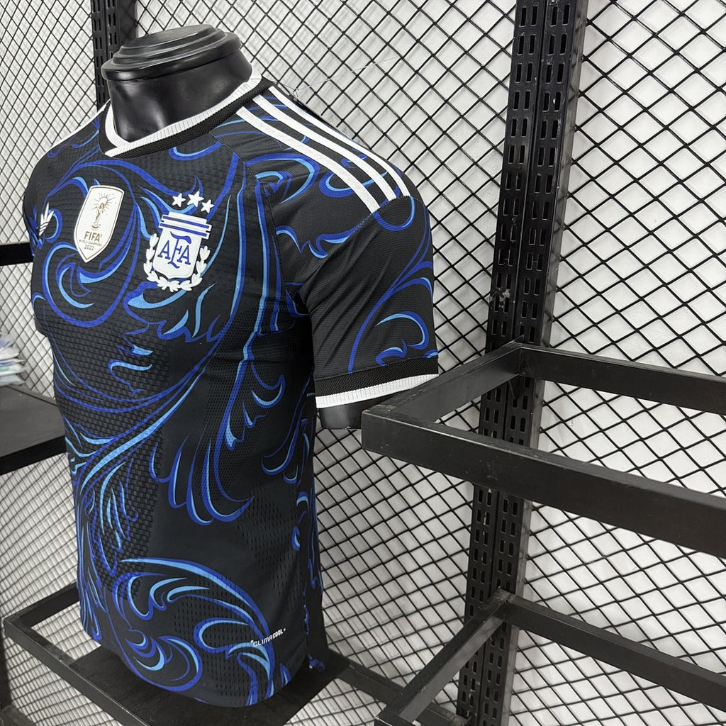 Argentina (Mundial 2026) – Jersey Visitante Negro – Premium