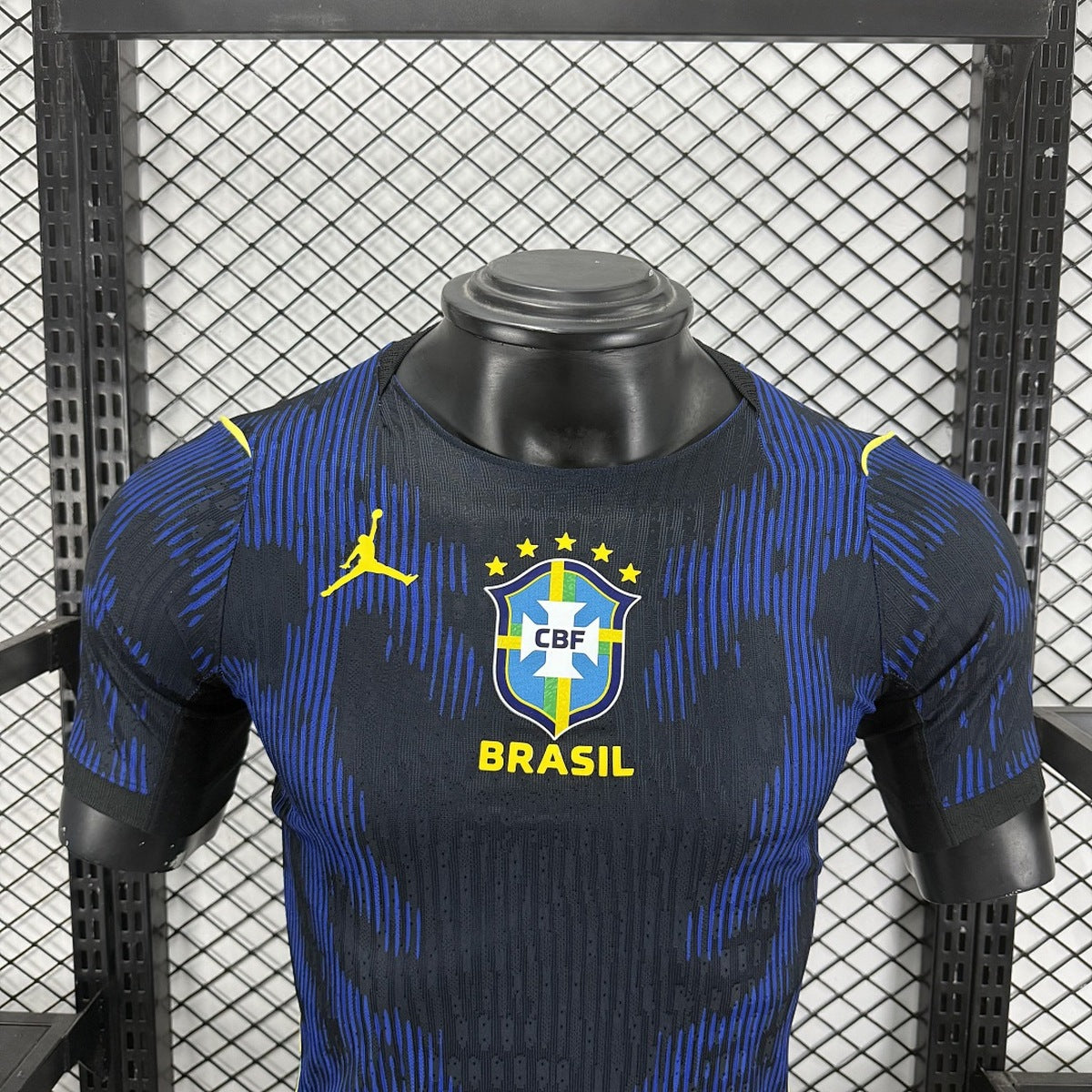 Brasil (Mundial 2026) – Jersey Visitante Negro – Premium