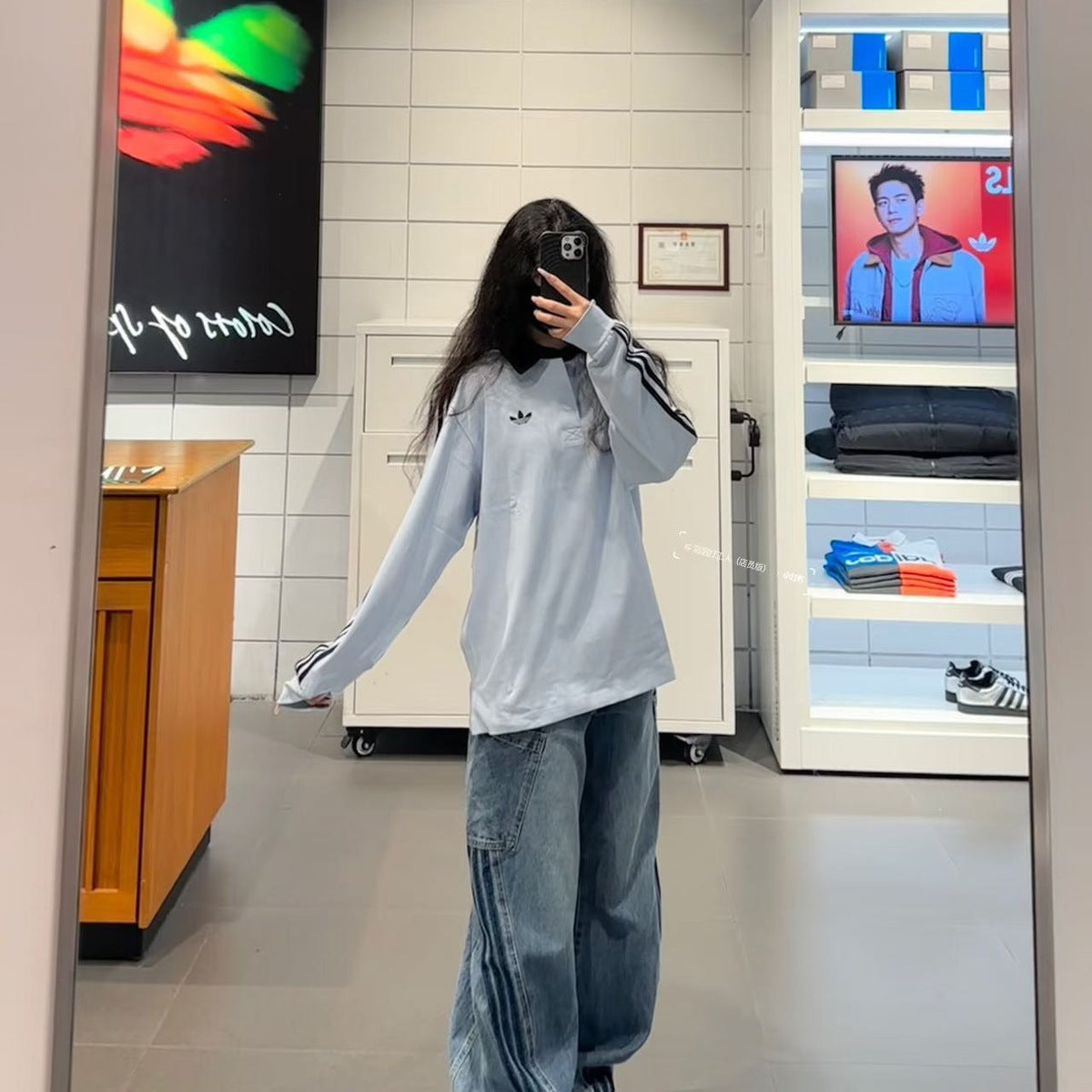 Adidas Originals Pants Denim 2026 Azul