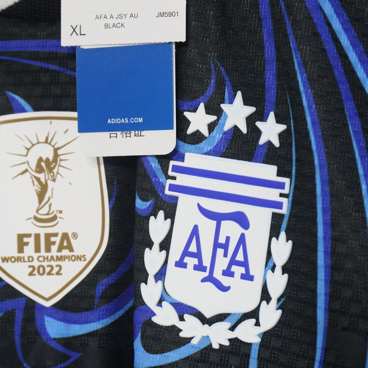 Argentina (Mundial 2026) – Jersey Visitante Authentic – Dorsal Incluido