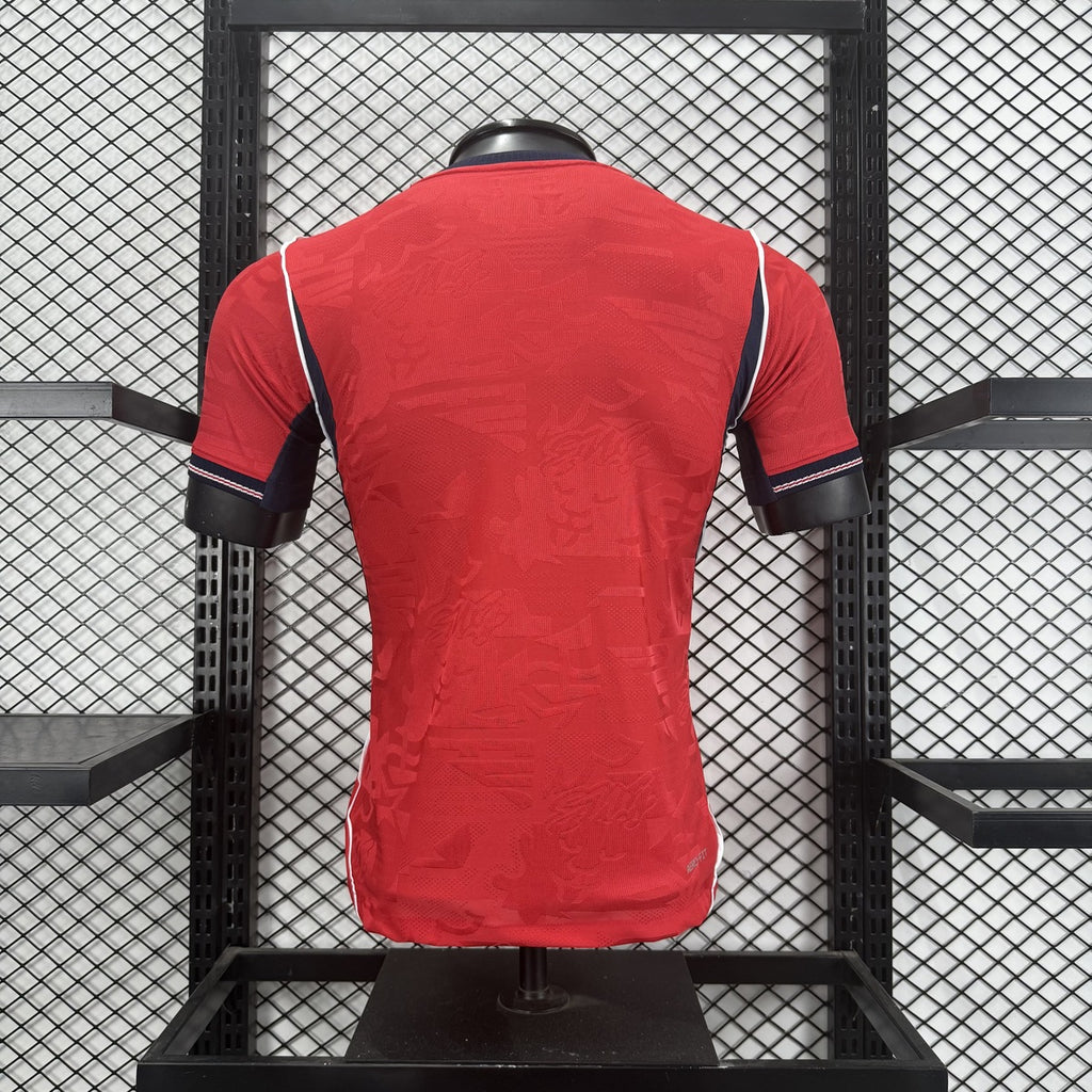Inglaterra (Mundial 2026) – Jersey Visitante Rojo – Premium