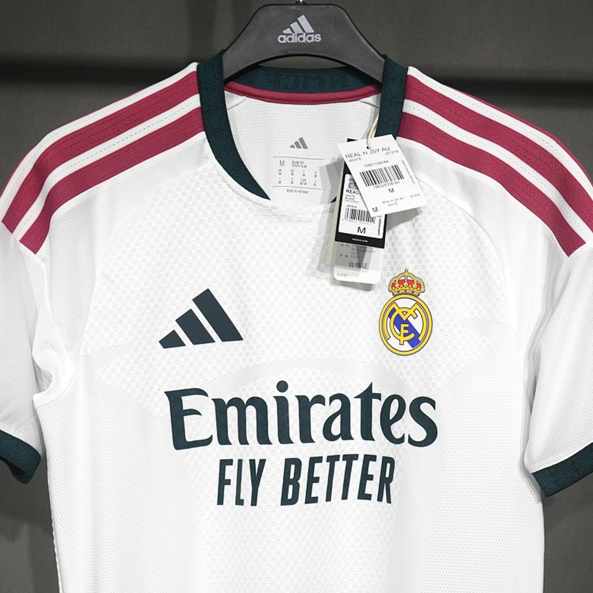 Real Madrid 26 – 27 Jersey Local Authentic Blanco – Dorsal Incluido