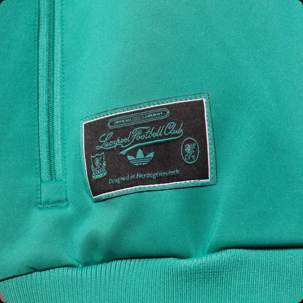 Conjunto Terrace Icons Track Liverpool – Verde Lago – Authentic